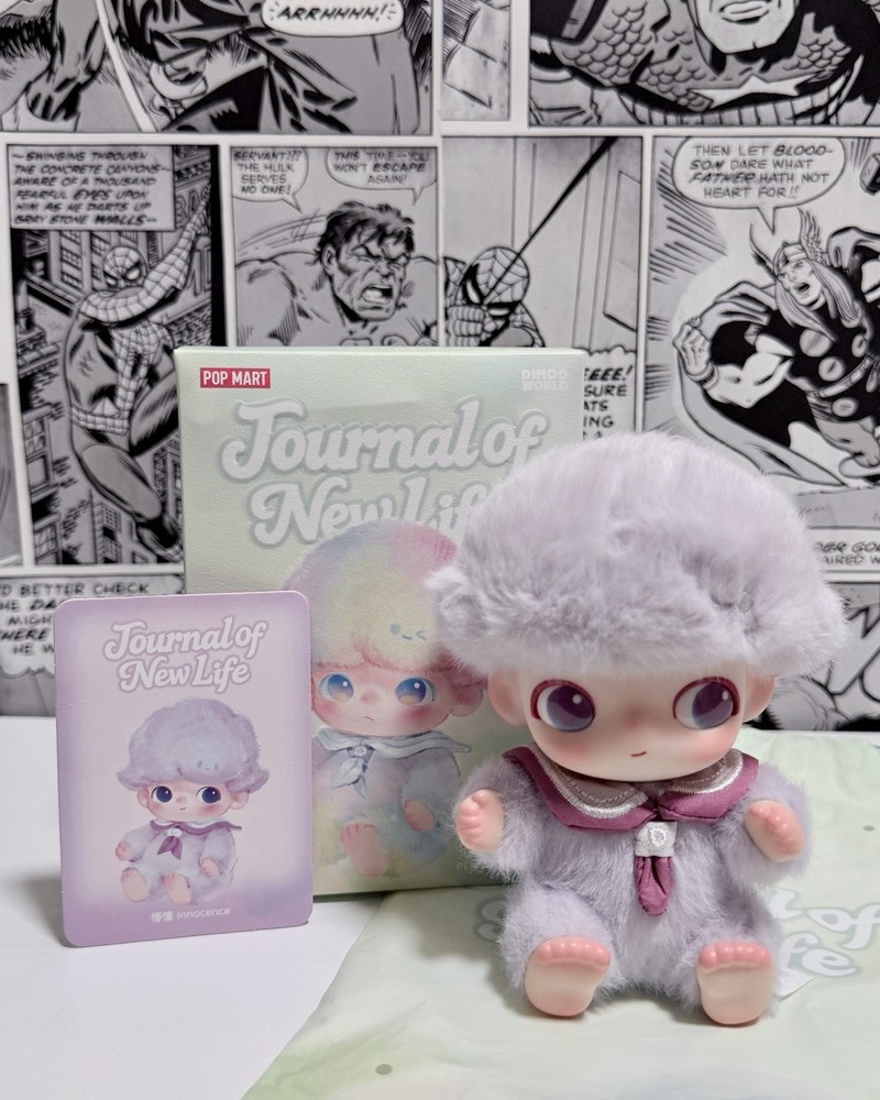 POP MART DIMOO Journal of New Life – INNOCENCE Plush (OPEN)[NEW]