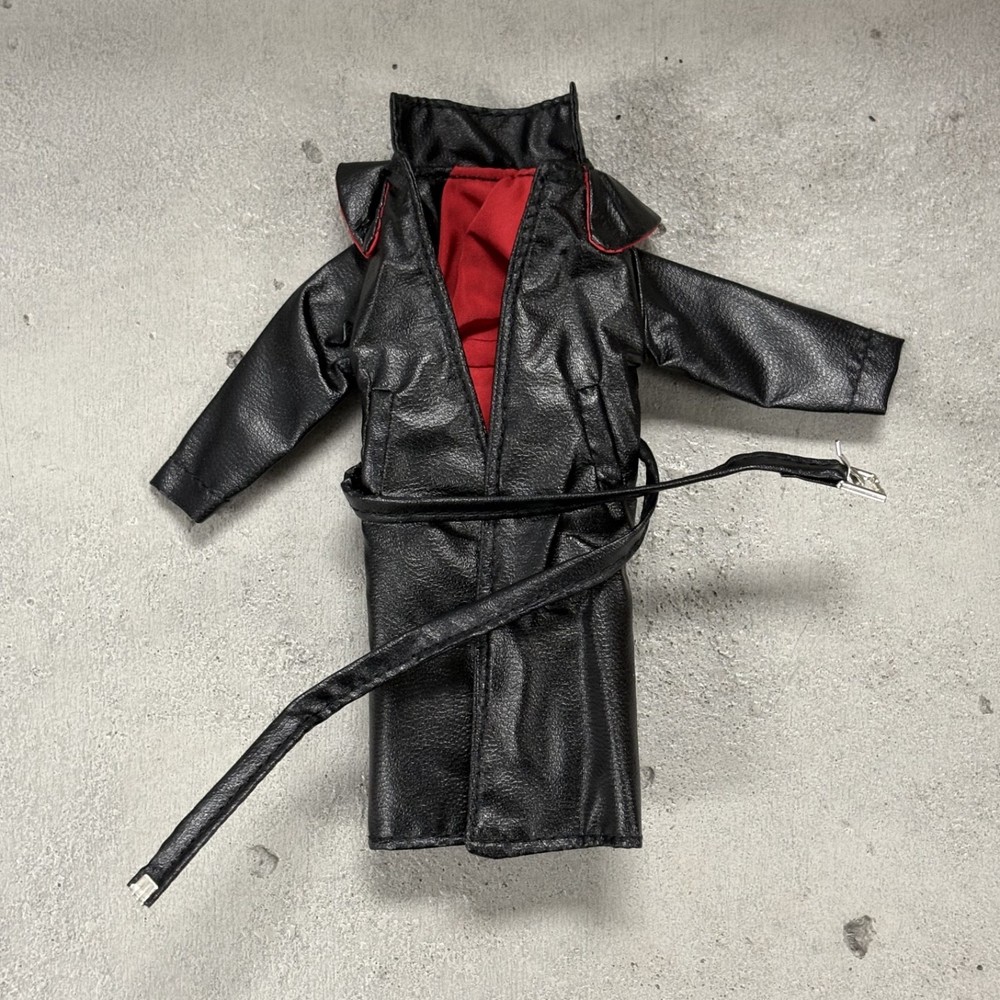 SU-LTC-NWBLD: 1/12 Black Coat with Red lining for Marvel Legends Blade Figure