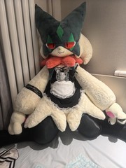 Refined 170cm Stuffed Toy Meowscarada Plushie Doll Anime Collect Decor Handmade