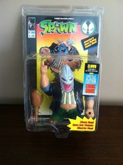 Spawn Clown AF w/Comic Book and Violator Monster Head AF MOC Still Sealed 1994!!