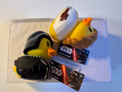Duckalooz Disney Star Wars DARTH VADER & LUKE SKYWALKER Rubber Ducks NWT 2.75″
