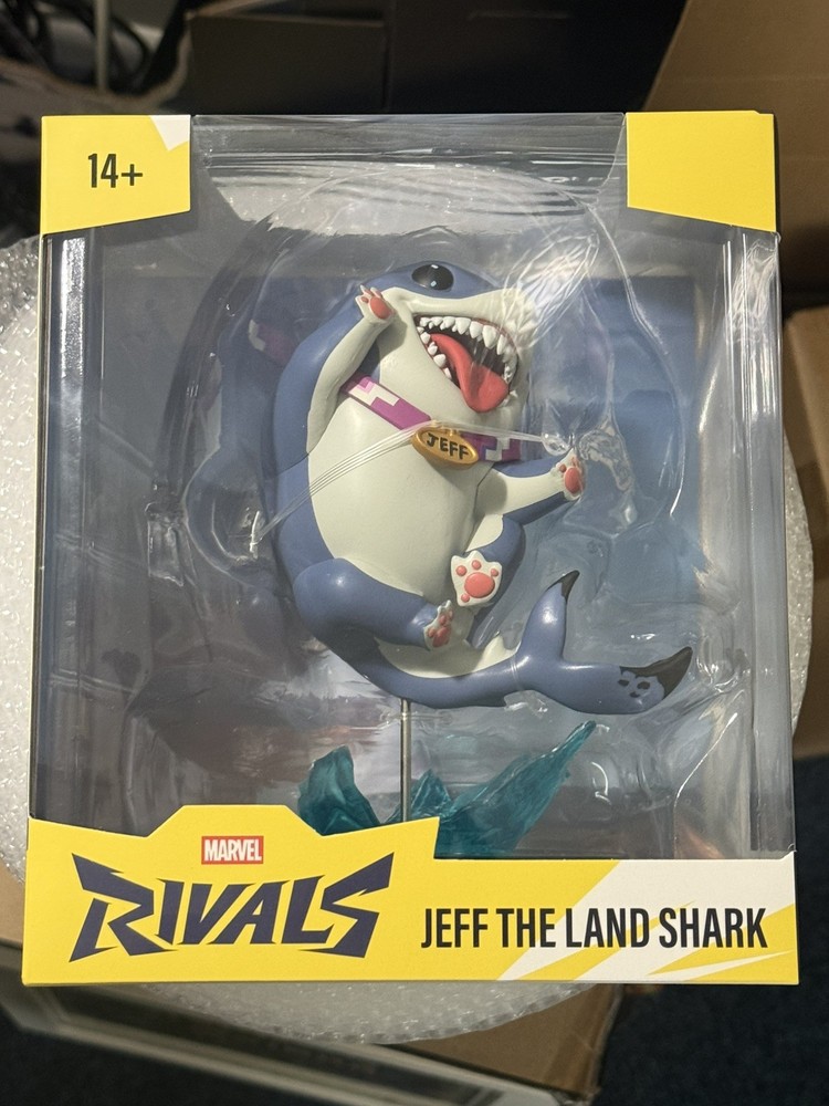 McFARLANE Toys x MARVEL RIVALS 1:10 Scale Figure Jeff The Land Shark New In Box