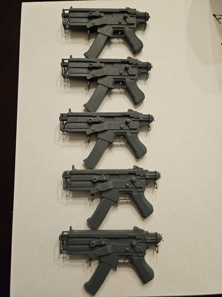 **Digital STL Only** Resin Fallout 3 New Vegas 1/6 Scale 10mm SMG Threezero