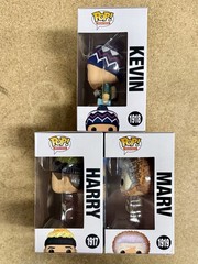 FUNKO POP ! Movies Home Alone 2 HARRY 1917 KEVIN 1918 & Marv 1919 LOT Set Of 3