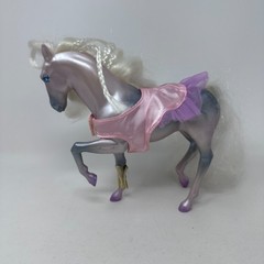 Kenner Fashion Fillies Chloe Horse Figure Silver Mare White Brushable Mane READ