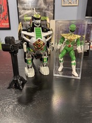 1993 Mighty Morphin Power Rangers Dragonzord Megazord Signed:Jason David Frank