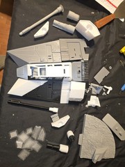 Star Wars 1/16 Scale 13″ Snowspeeder Model Kit Custom 3d Print W Stand
