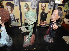 UNIVERSAL MONSTERS BOBBLEHEADS COMPLETE SET 7 NECA 2006 CREATURE PHANTOM MUMMY +