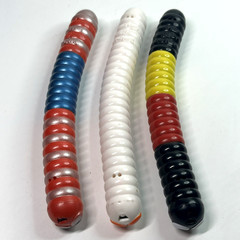Ultra Rare! Bonkers Toys Slither.io Mystery Worms White, USA & Germany