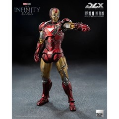 Threezero Marvel Infinity Saga Iron Man Mark 6 Battle Damaged DLX Action Figure