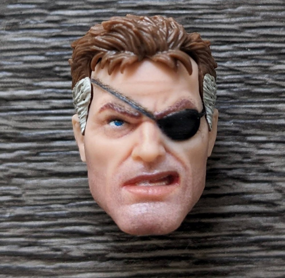 Marvel Legends Nick Fury Head Custom Figure Fodder (Gamerverse Punisher 2 Pack)