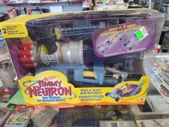 Jimmy Neutron Boy Genius Build & Blast Air Rocket NIFSB 2001 Mattel sealed