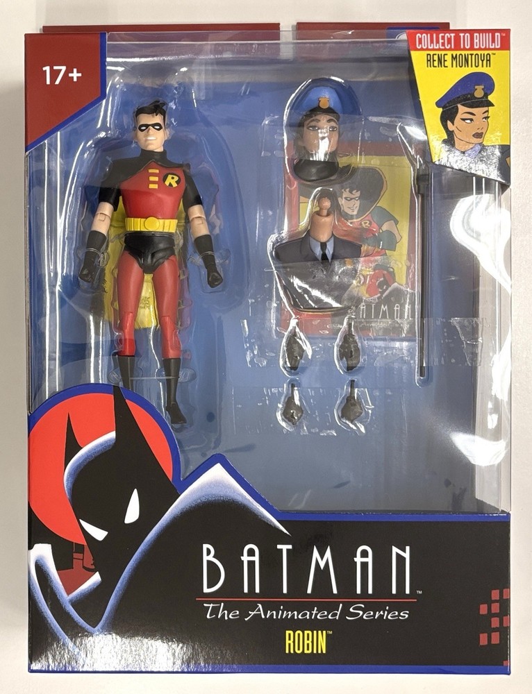 DC Batman BTAS Robin Black & Red BAF Rene Montoya McFarlane Animated 2026 NIH