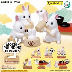 Tarlin Blind Box Gacha Miniature Mochi White Bunny Figure 1 Random Capsule Toy