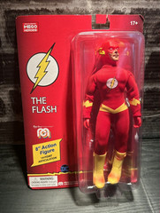 Mego DC The Flash 8in Action Figure Red/Yellow 14-Point Articulation