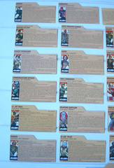 25 PC Variety LOT Hasbro GI Joe File Cards Black Back Factory Cut Vintage ?