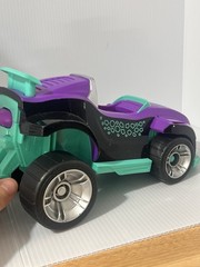 Paw Patrol Cat Pack Shade Purple & Teal Vehicle Car With Tail That Moves! Nice.