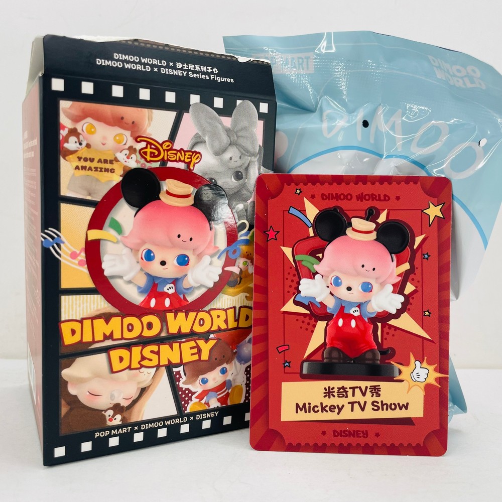 POP MART Dimoo World x Disney Series Confirmed Figure Doll – Mickey TV Show