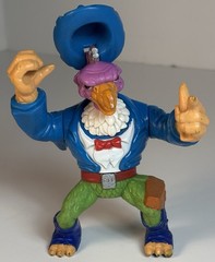 Hasbro BOOT HILL BUZZARD 1991 Wild West Cowboys of Moo Mesa Vintage W/ Hat 4.5″