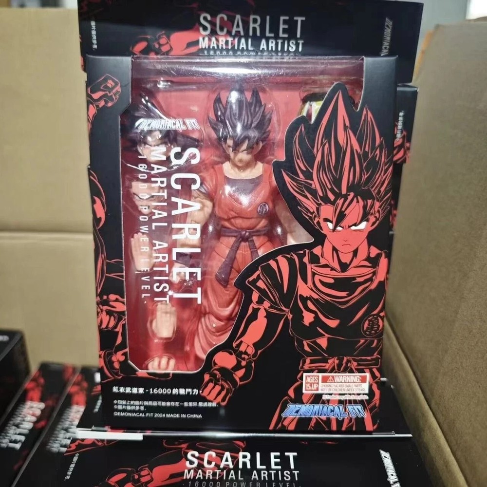 Dragon Ball Z Goku Kaioken Action Figure Demoniacal Fit With Accessories
