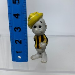 Walt Kelly Pogo Possum Figure Black Yellow Stripes Shirt Vinyl Vintage DAMAGED