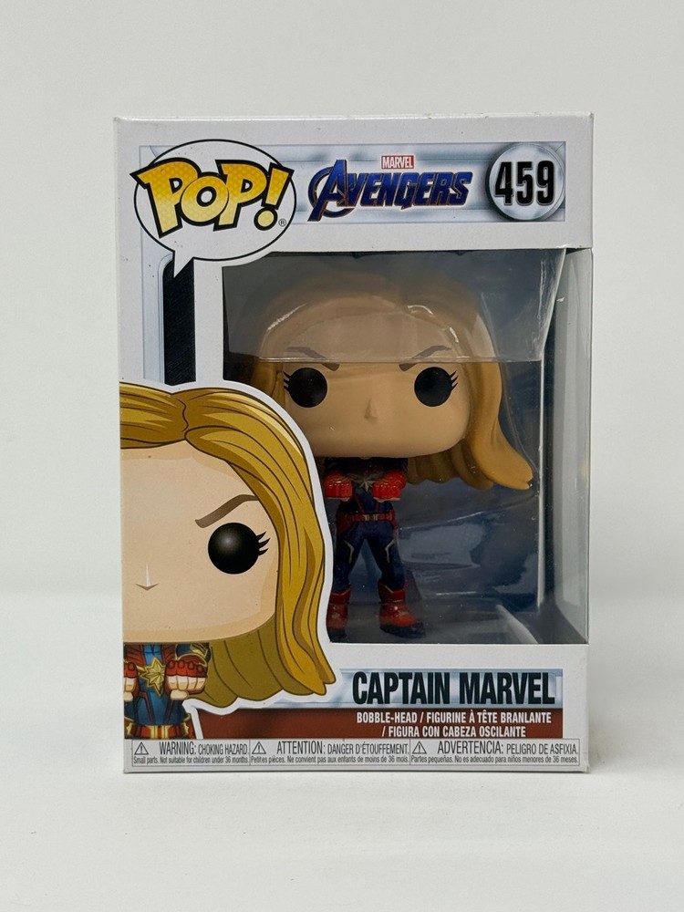 Funko Pop! Captain Marvel Marvel Avengers 3.75in Bobble Head Vinyl Figure 459