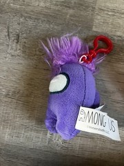 Among Us Plush Stuffed Animal Keychain 3” Backpack hanger Qty 2