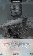 HOT TOYS FIGURE MMS202 D04 DIE-CAST ROBOCOP: EMPTY BOX + MANUAL – PLEASE READ