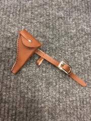 1/6 Custom Indiana Jones Harrison Ford Holster Brown Belt Gun for Action Figure