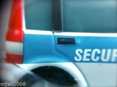 Disney PIXAR Cars ALEX CARVILL diecast 2013 WGP THEME 17/17 security van headset