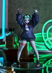 Cyberpunk Edgerunners Figure The Gun Rebecca Anime Figure W/ BOX