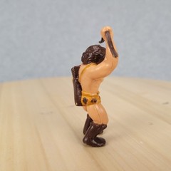 H-G Inc Caveman Warrior Action Figure Vintage 1987 2.25in Brown PVC Barbarian