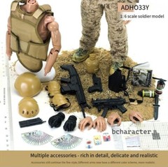 1:6 Soldier Model Counterterrorism Team SWATI2 “Movable Soldier Figure