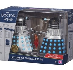 Doctor Who HISTORY OF THE DALEKS #4 Two Figure Action Set 1965 BBC 2020 B&M 1 2