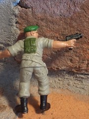 4 Guts! Green Berets Canned Heat Grunt Vtg Action Figure Lot Mattel 1986 1988 2″