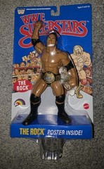 WWE LJN Superstars THE ROCK Chase BLUE CARD Mattel 2026 (New)