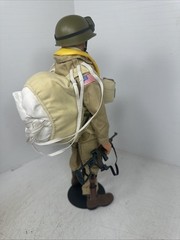 1/6 HASBRO GI JOE WW2 101ST AIRBORNE PARATROOPER D DAY W/ REAL PARACHUTE M1A1