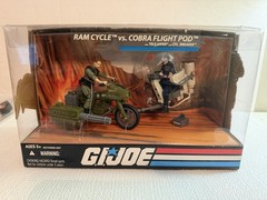 GI Joe 25th Ram Cycle Cobra Flight Pod Vehicles Tele-Viper Cpl. Breaker Read