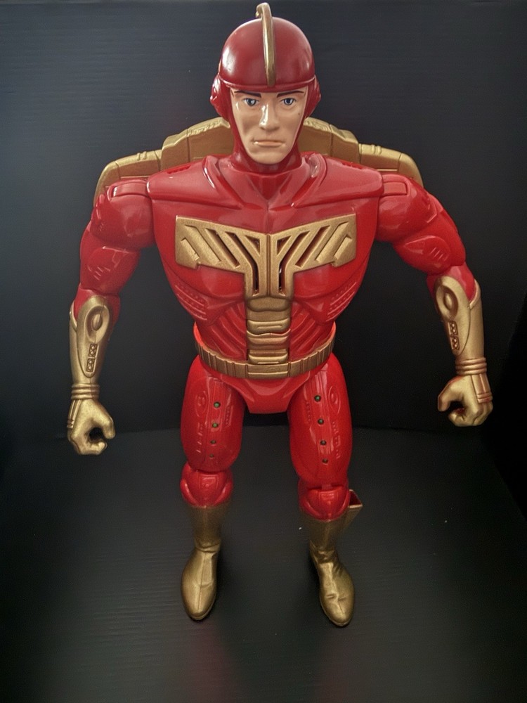 1996 Talking Turbo Man Tiger Electronics Jingle All The Way 13.5″ Action Figure