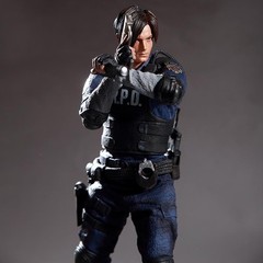 Biohazard Game Statue Valentine Leon Scott Kennedy PVC Action Figures