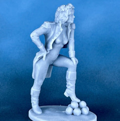 Action Figure Napoleoniс girl 60mm Tabletop Miniature Resin Figure