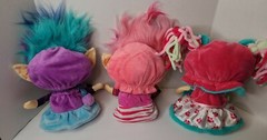 Flip Zee Girls Zoey Plush Stuffed Doll, Winter Wonderland, Pretty In Pink Troll