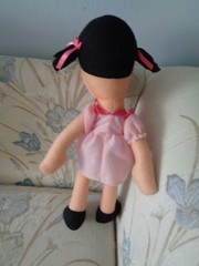 PLUSH DOLL FIGURE FLORINDA MEZA MEXICAN TV SITCOM EL CHAVO DEL OCHO LA POPIS