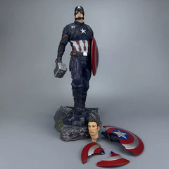 Large Statue Captain America 40cm collection Avengers cinema movie decoration