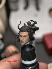 1:6 1:12 1:18 Samurai swordsman Miyamoto Musashi Head Sculpt Fit Male Figure