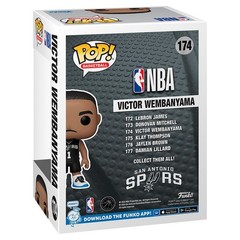 Funko Pop! NBA San Antonio Spurs Victor Wembanyama Funko Pop! Vinyl Figure #174