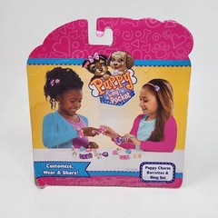 2015 PUPPY IN MY POCKET CHARM BARRETTES + RING SET NEW SEALED JUST PLAY