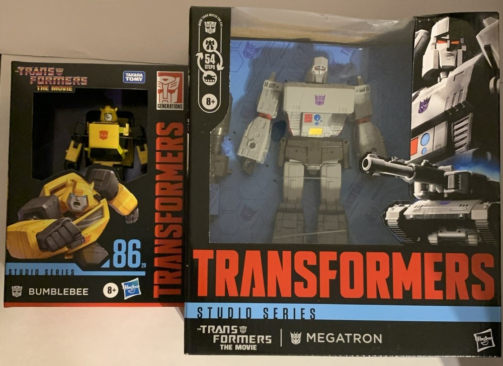 Transformers BUMBLEBEE & MEGATRON Studio Series 86 Leader SS86 *BOX NOT MINT!