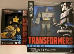 Transformers BUMBLEBEE & MEGATRON Studio Series 86 Leader SS86 *BOX NOT MINT!