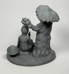 Attack of The Mushroom People Mushroom Monster and Ukulele Girl Paintable Toy